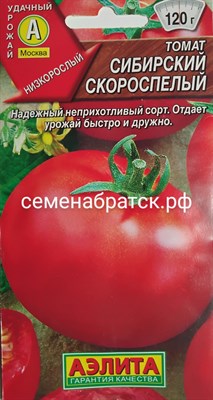 Томат Сибирский скороспелый (Аэлита) СЦ-00000340 - фото 458896