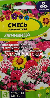 Цветы Смесь Ленивица мн., низкая (Семена Алтая) 0,3гр РТ-00005300 - фото 498941