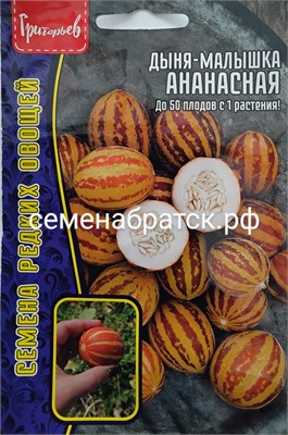 Дыня малышка Ананасная (Редкие) РТ-00005738 - фото 501010