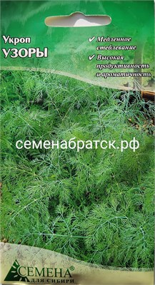 Укроп Узоры (СдС Красноярск) РТ-00002901 - фото 501309