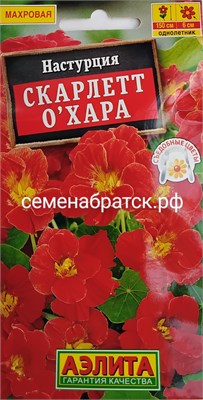 Цветы Настурция Скарлет Охара (Аэлита) ЯН-00000425 - фото 657380