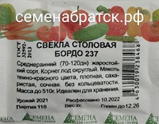 Свекла Бордо 237 б/пакет  ЯН-00000643